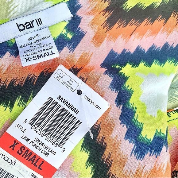 🍍3/$15🍍 Bar III Colorful Back Cutout Dress - Picture 4 of 5